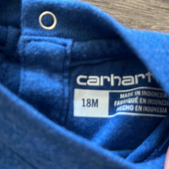 Blue carhartt fishing tackle onsie - Picture 6 of 9